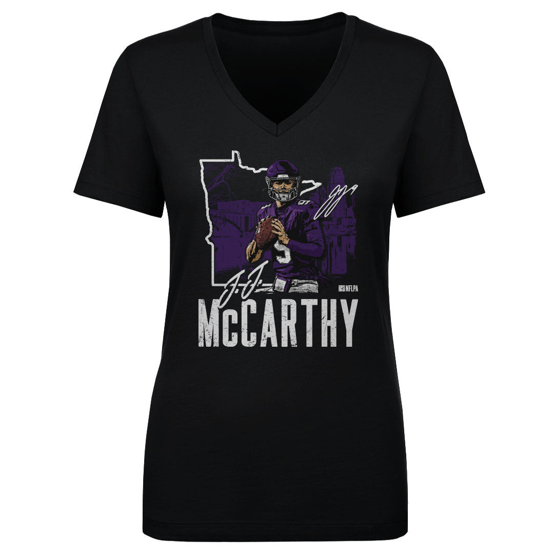 J.J. McCarthy Women's V-Neck T-Shirt | 500 LEVEL
