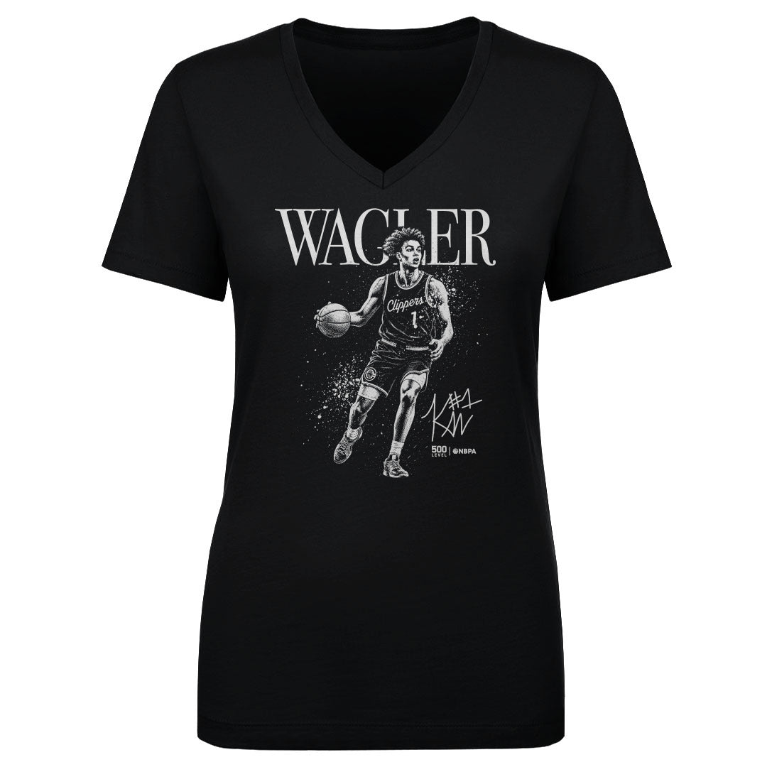 Keaton Wagler Women's V-Neck T-Shirt | 500 LEVEL