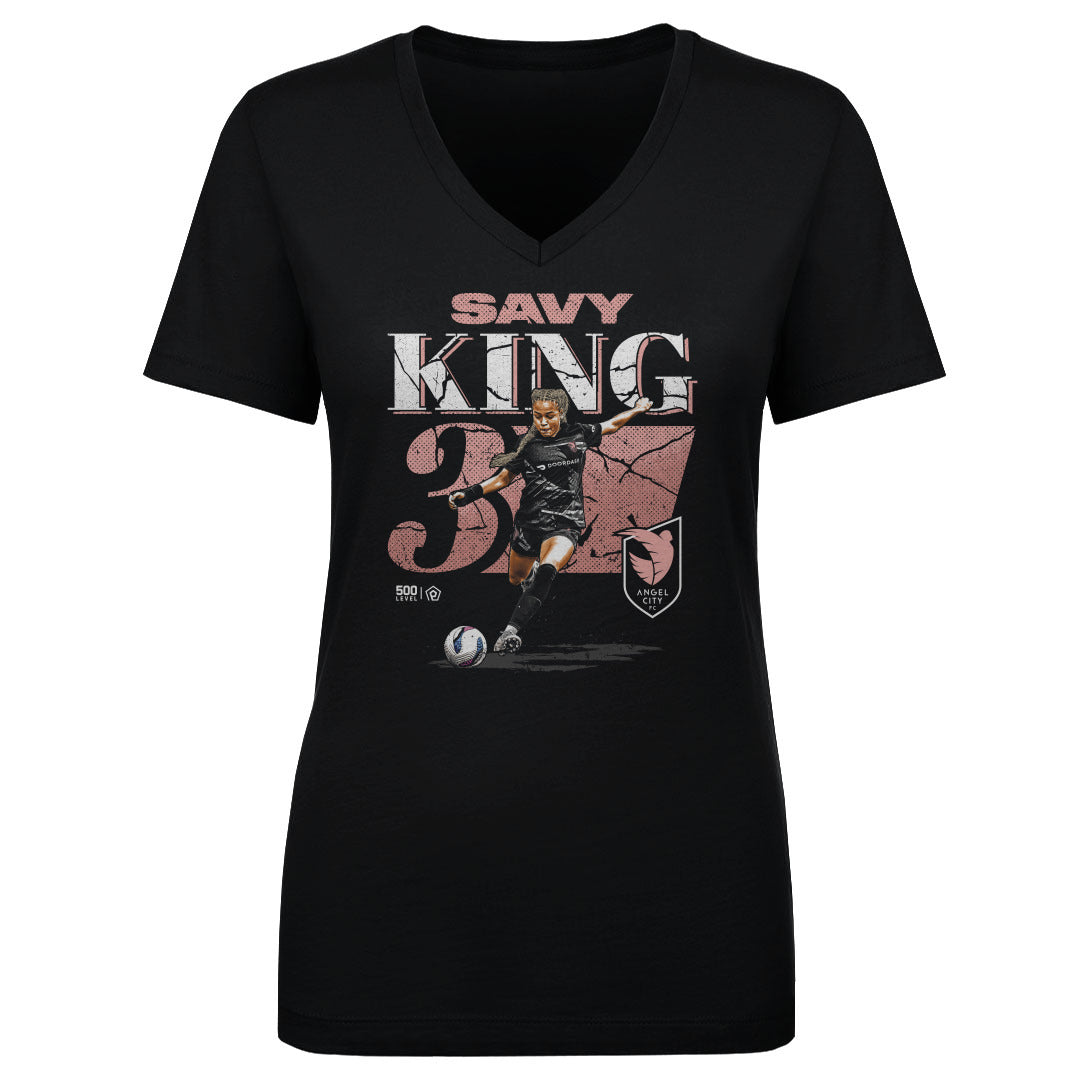 Savy King Women's V-Neck T-Shirt | 500 LEVEL