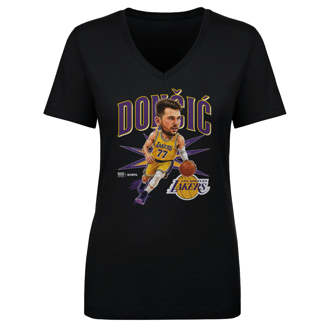 Luka Doncic Women's V-Neck T-Shirt | 500 LEVEL