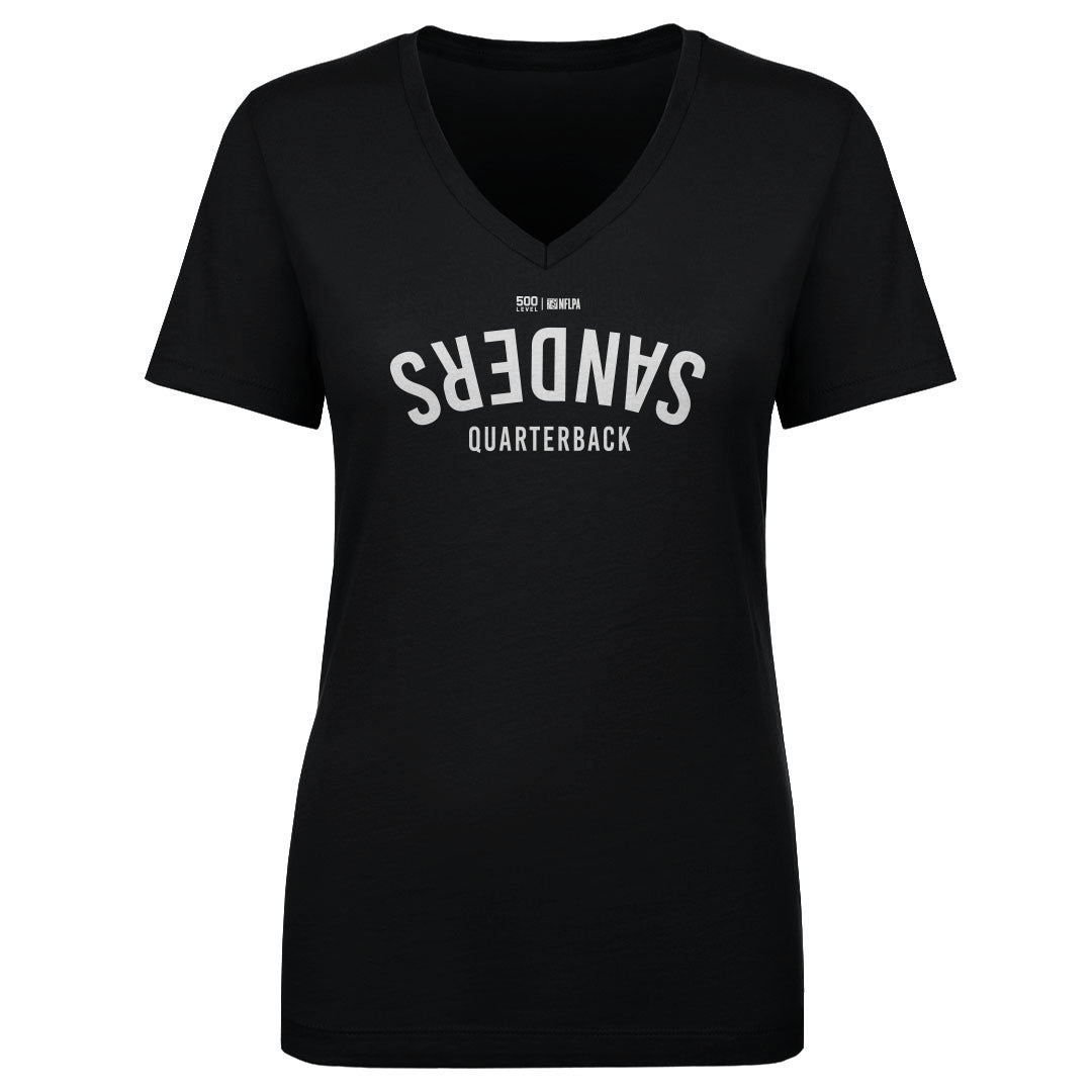 Shedeur Sanders Women's V-Neck T-Shirt | 500 LEVEL