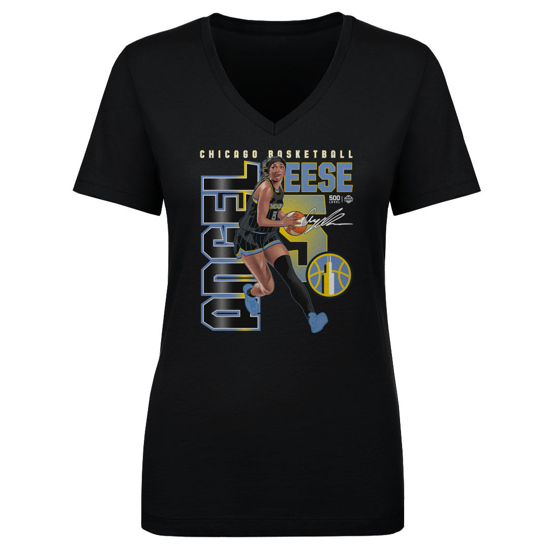 Angel Reese Women's V-Neck T-Shirt | 500 LEVEL