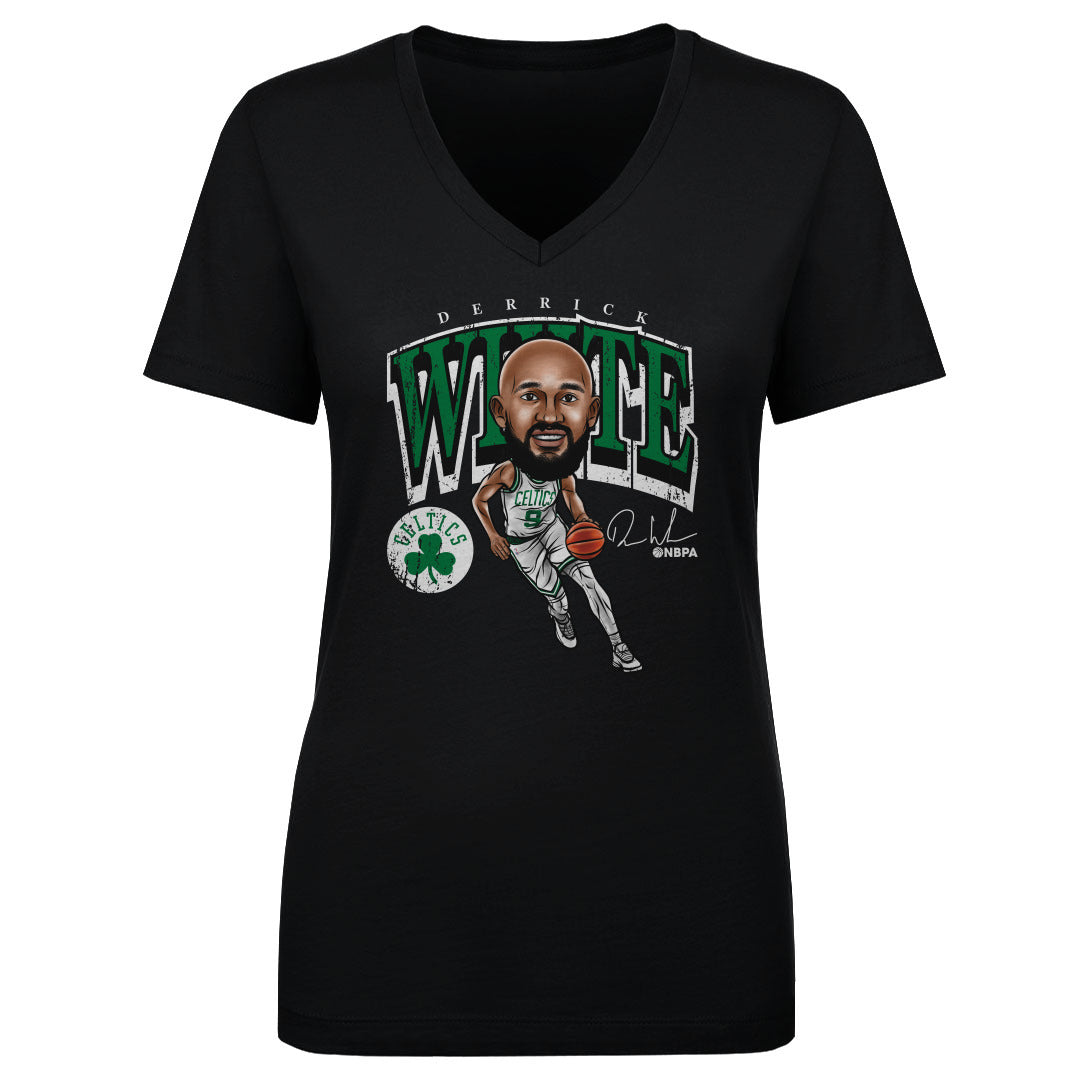 Derrick White Women's V-Neck T-Shirt | 500 LEVEL