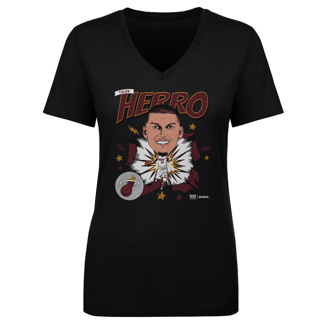 Tyler Herro Women's V-Neck T-Shirt | 500 LEVEL