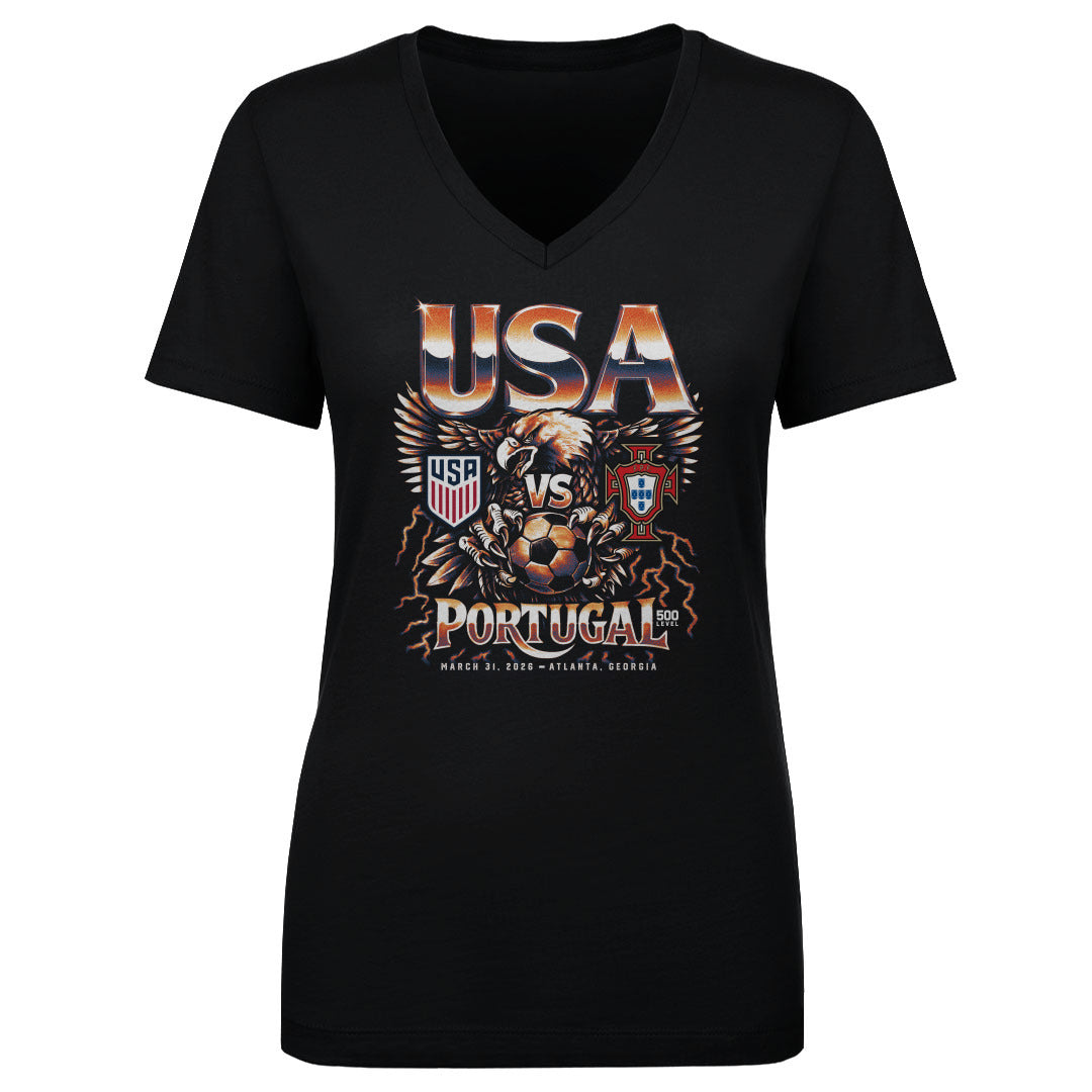 USMNT Women's V-Neck T-Shirt | 500 LEVEL