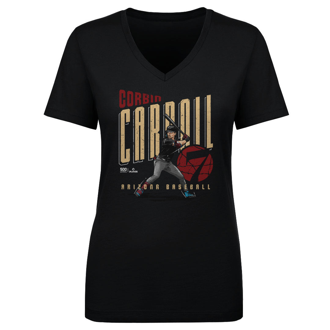 Corbin Carroll Women's V-Neck T-Shirt | 500 LEVEL