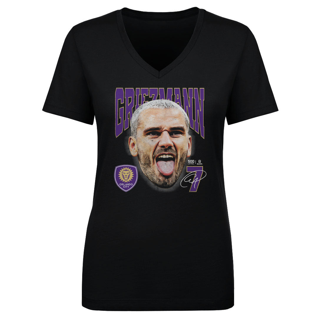 Antoine Griezmann Women's V-Neck T-Shirt | 500 LEVEL