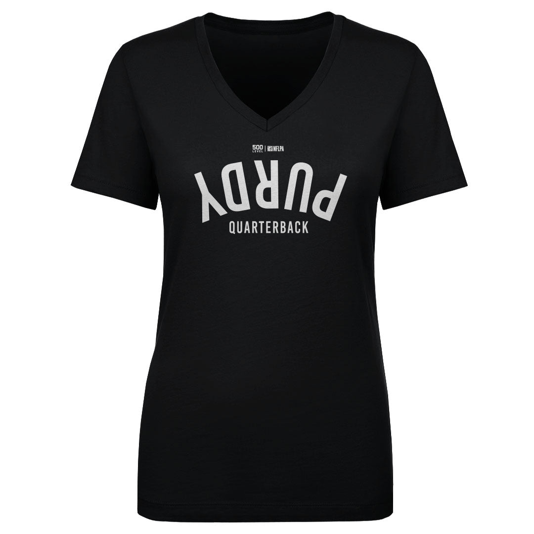 Brock Purdy Women's V-Neck T-Shirt | 500 LEVEL