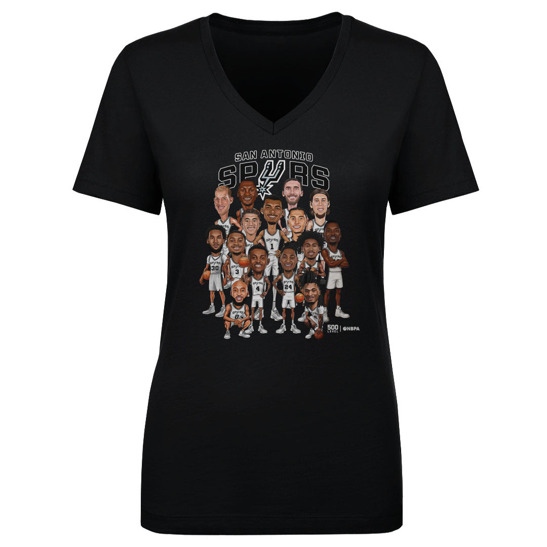 San Antonio Spurs Women's V-Neck T-Shirt | 500 LEVEL