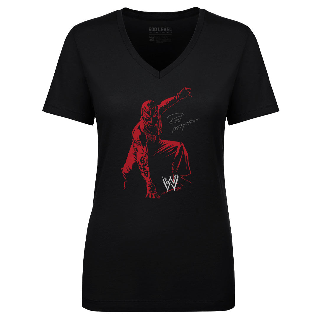 Rey Mysterio Women's V-Neck T-Shirt | 500 LEVEL