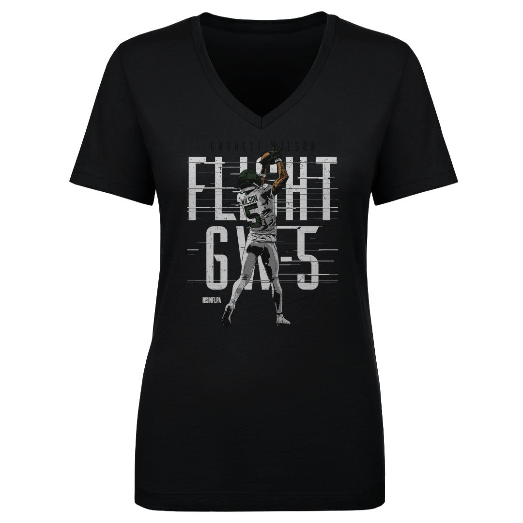 Garrett Wilson Women's V-Neck T-Shirt | 500 LEVEL