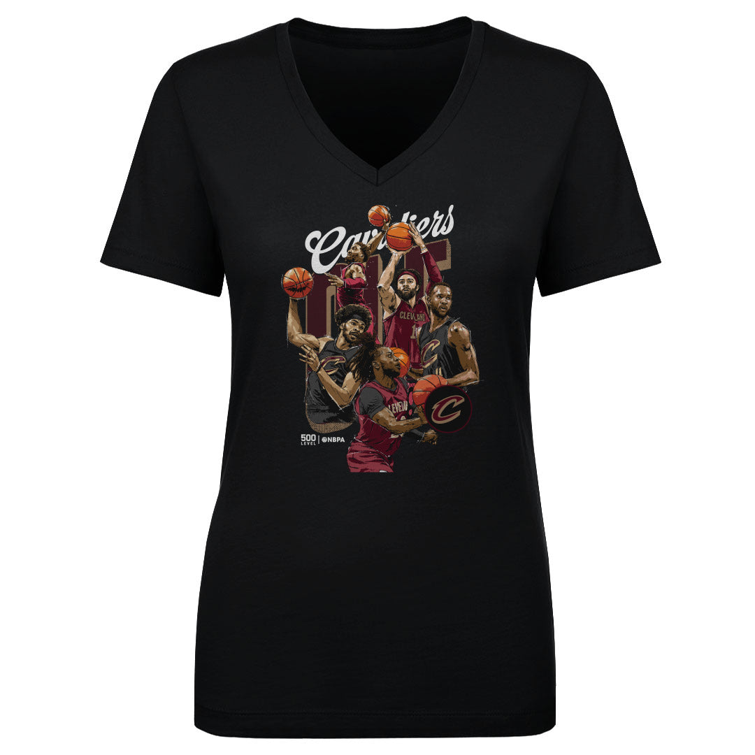 Cleveland Cavaliers Women's V-Neck T-Shirt | 500 LEVEL