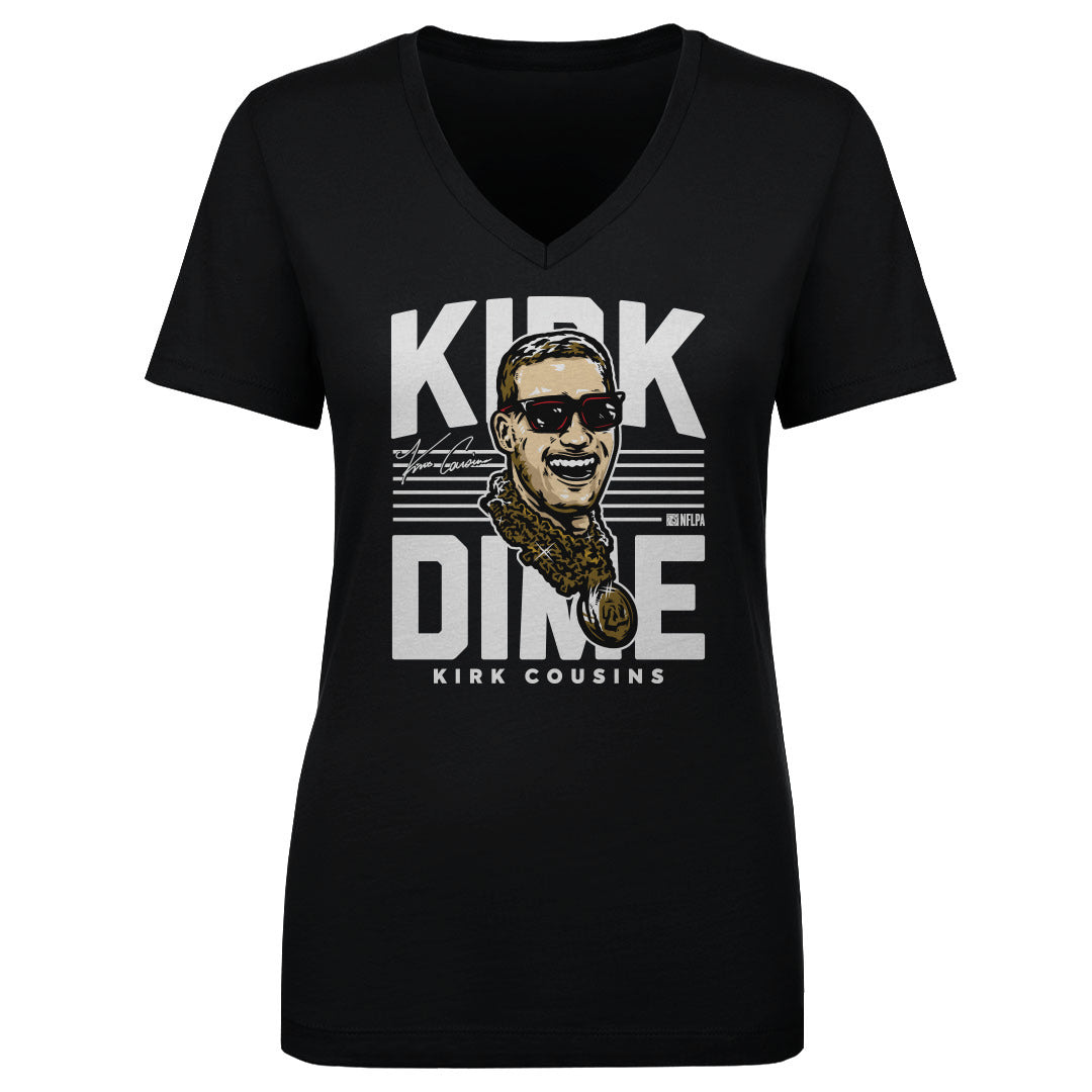 Kirk Cousins Women's V-Neck T-Shirt | 500 LEVEL