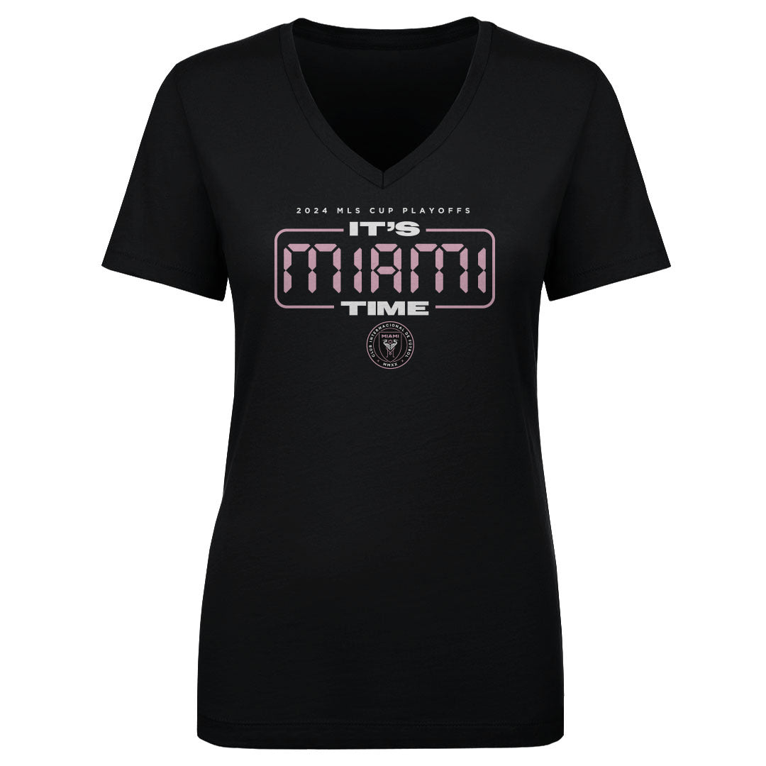 Inter Miami CF Women's V-Neck T-Shirt | 500 LEVEL