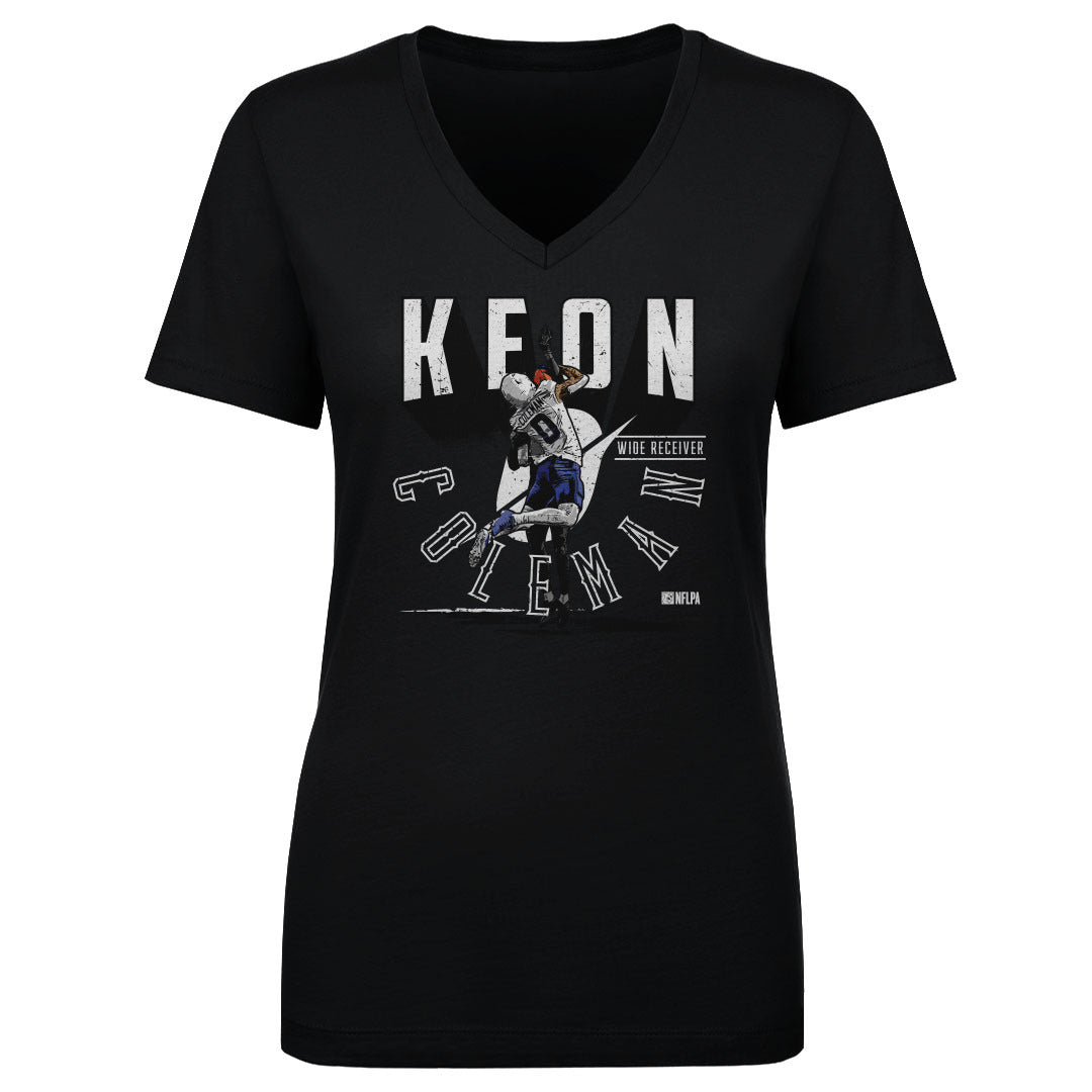 Keon Coleman Women's V-Neck T-Shirt | 500 LEVEL