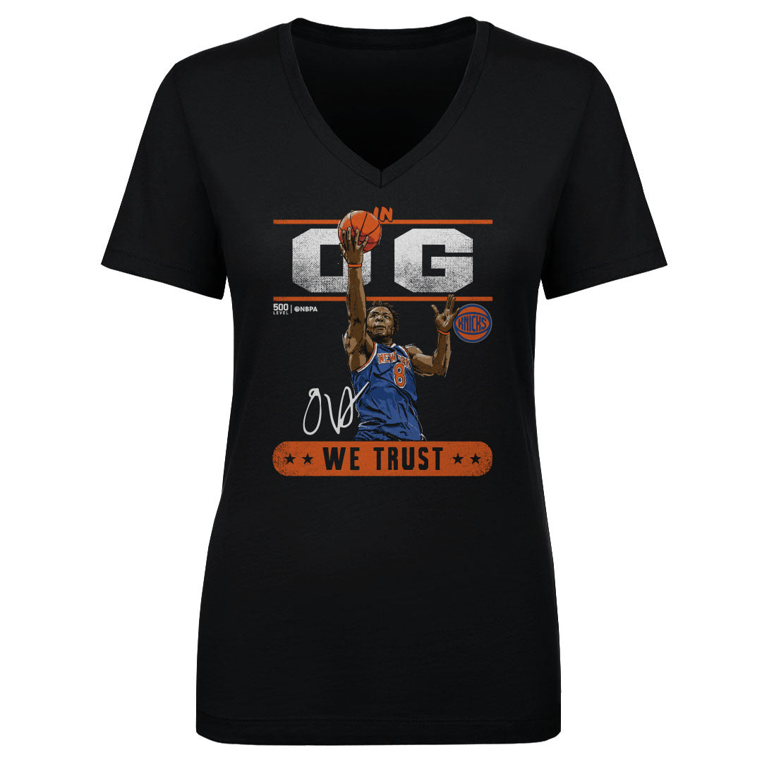OG Anunoby Women's V-Neck T-Shirt | 500 LEVEL