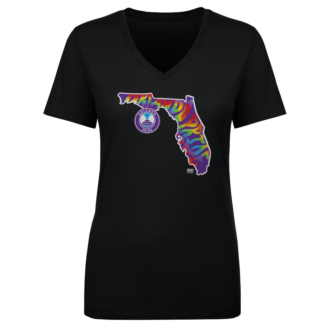 Orlando Pride Women's V-Neck T-Shirt | 500 LEVEL