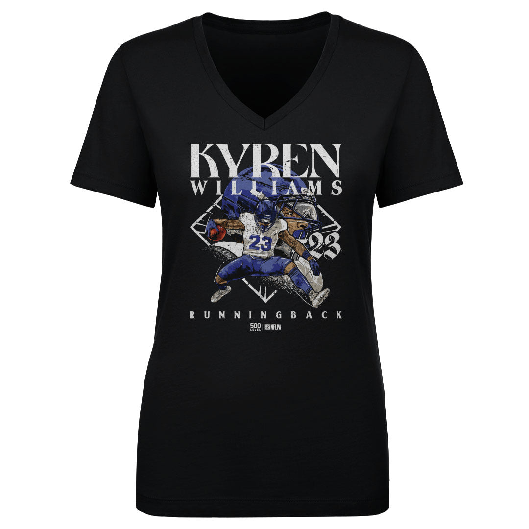 Kyren Williams Women's V-Neck T-Shirt | 500 LEVEL