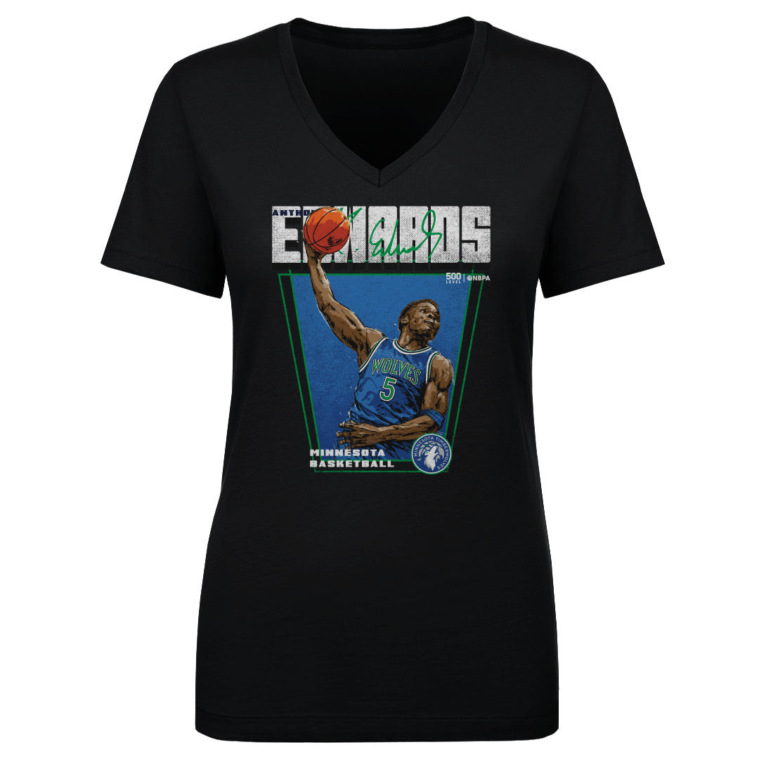 Anthony Edwards Women's V-Neck T-Shirt | 500 LEVEL