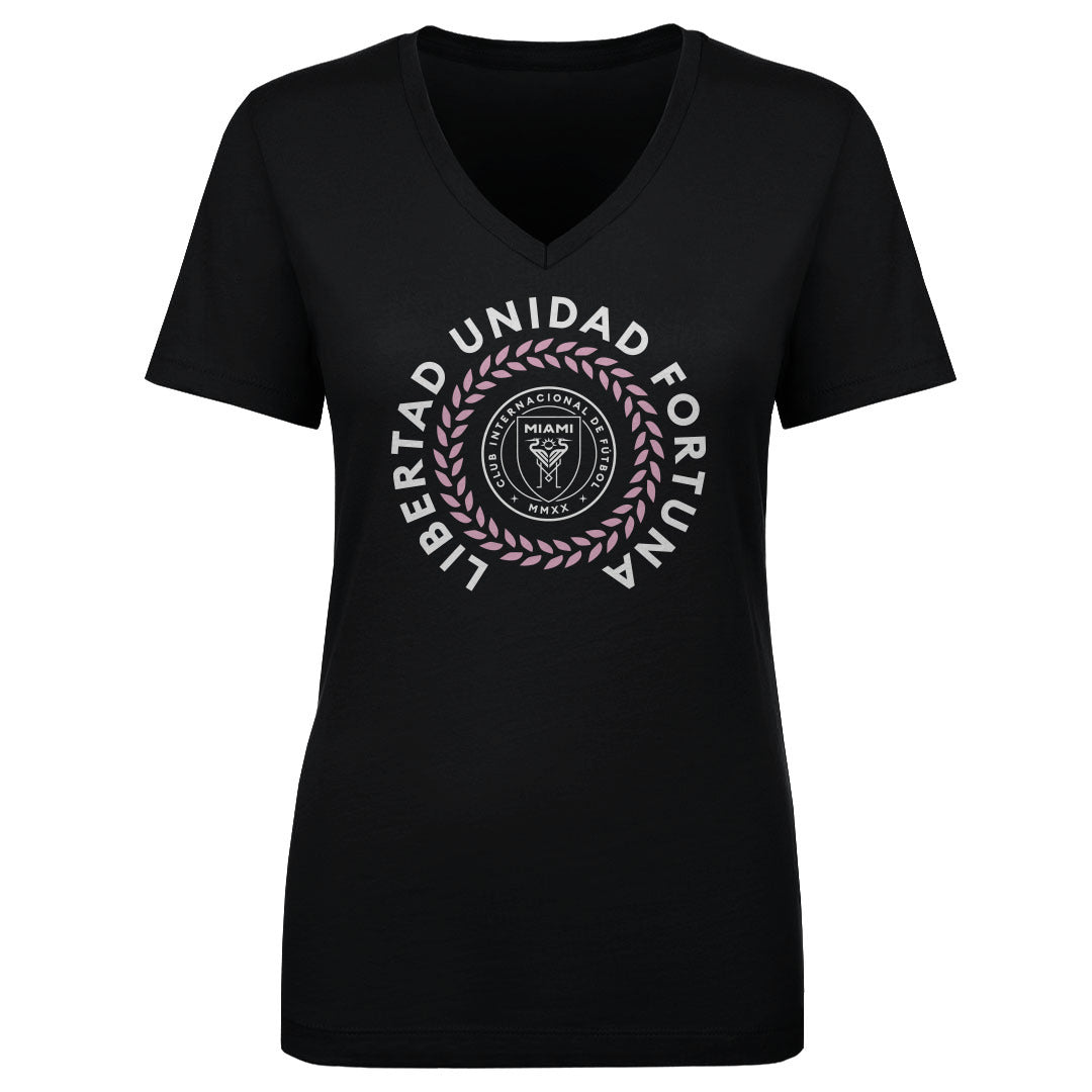 Inter Miami CF Women's V-Neck T-Shirt | 500 LEVEL