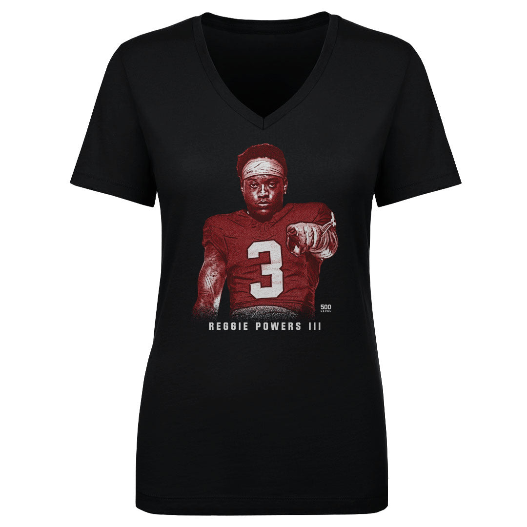 Reggie Powers III Women's V-Neck T-Shirt | 500 LEVEL