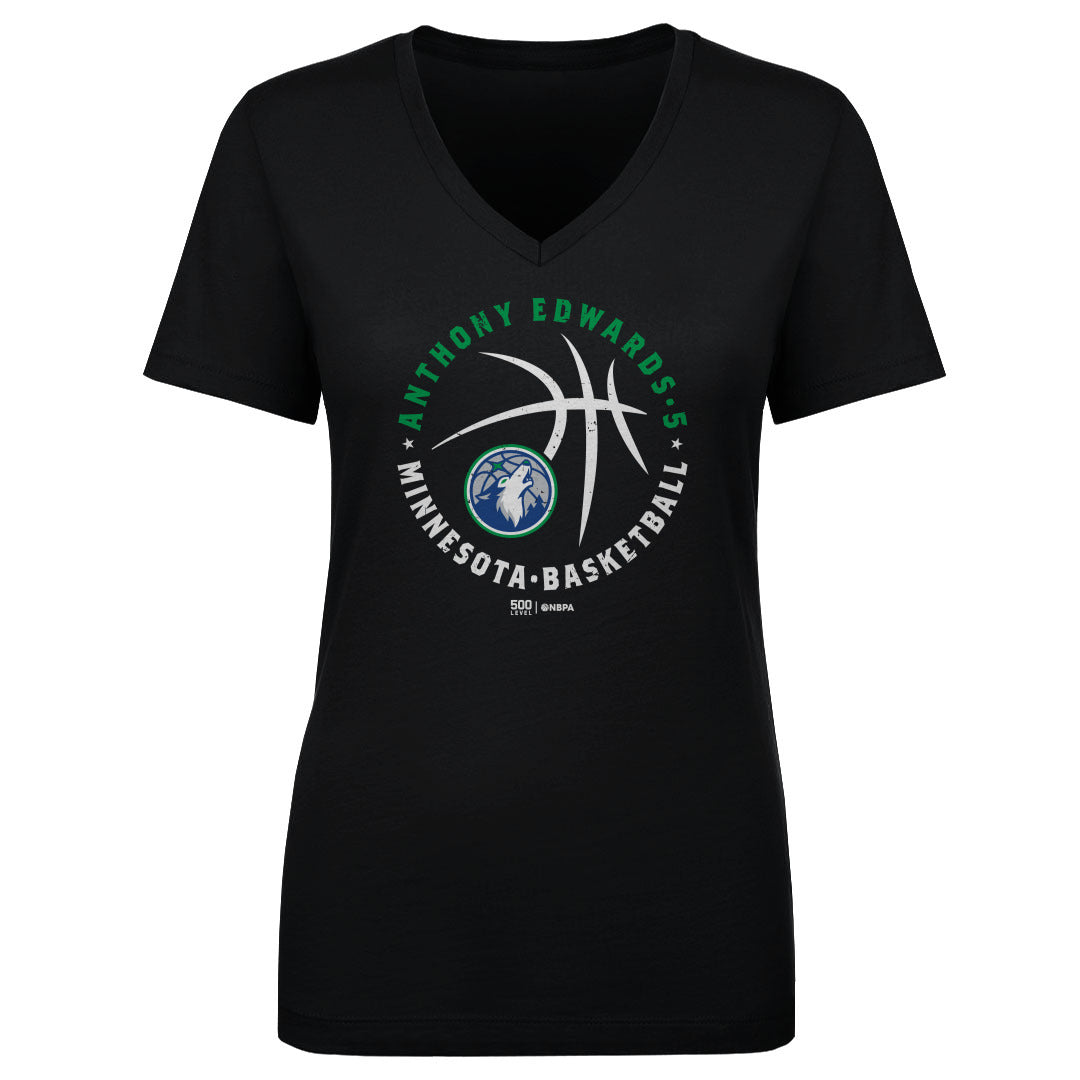 Anthony Edwards Women's V-Neck T-Shirt | 500 LEVEL