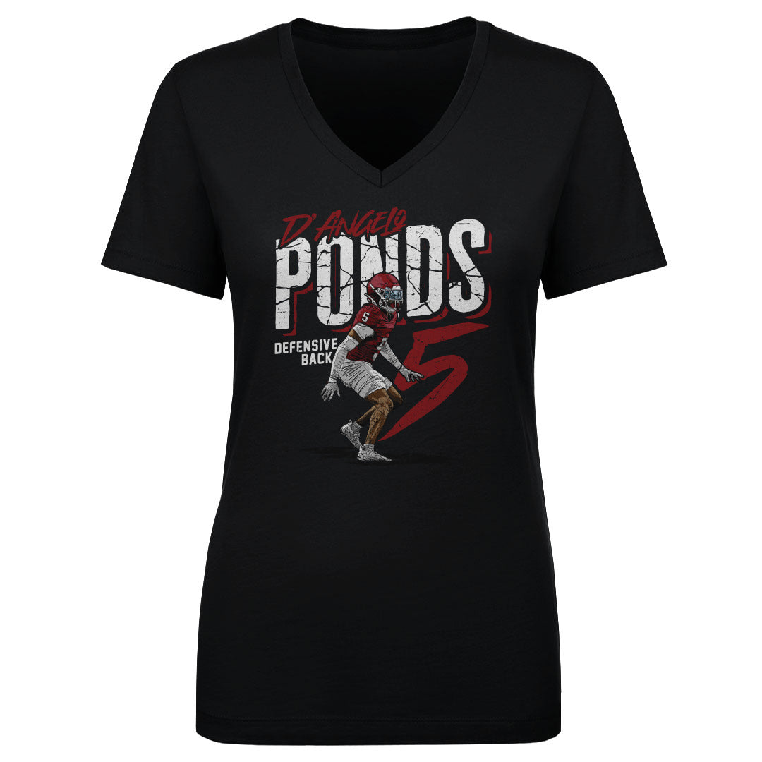 D'Angelo Ponds Women's V-Neck T-Shirt | 500 LEVEL