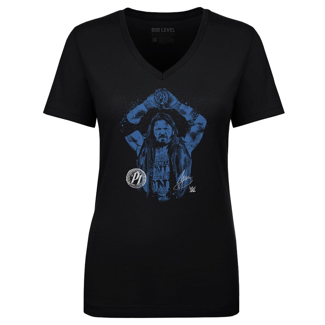 A.J. Styles Women's V-Neck T-Shirt | 500 LEVEL