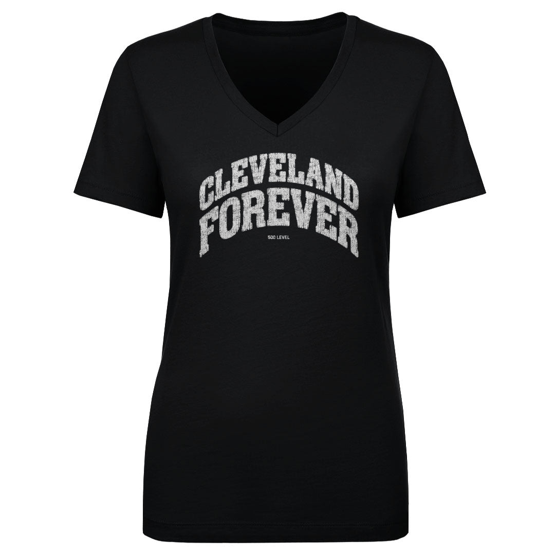 Cleveland Women's V-Neck T-Shirt | 500 LEVEL