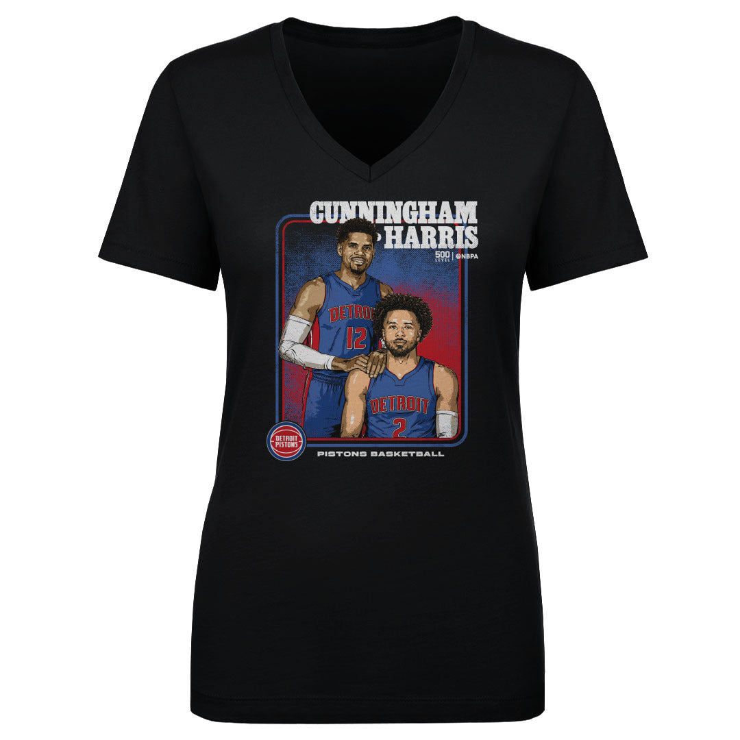 Cade Cunningham Women's V-Neck T-Shirt | 500 LEVEL
