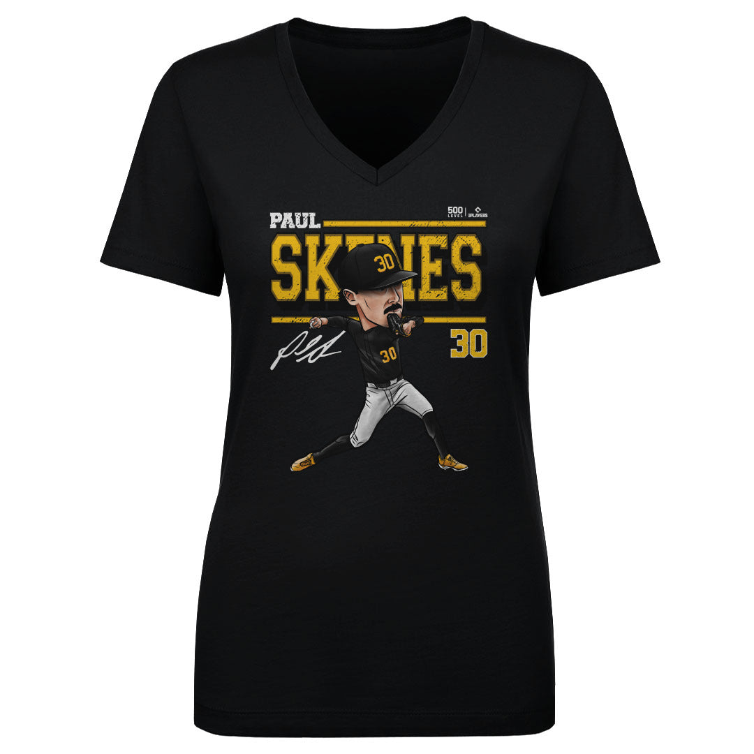 Paul Skenes Women's V-Neck T-Shirt | 500 LEVEL