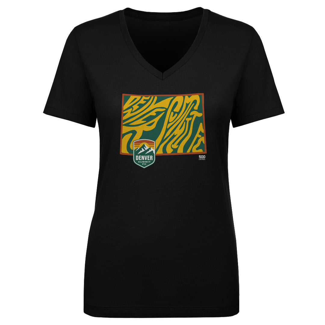 Denver Summit FC Women's V-Neck T-Shirt | 500 LEVEL