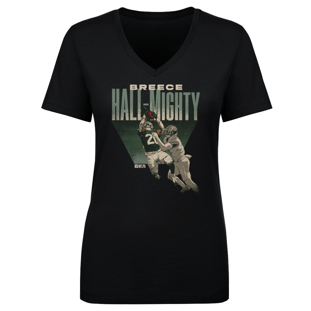 Breece Hall Women's V-Neck T-Shirt | 500 LEVEL