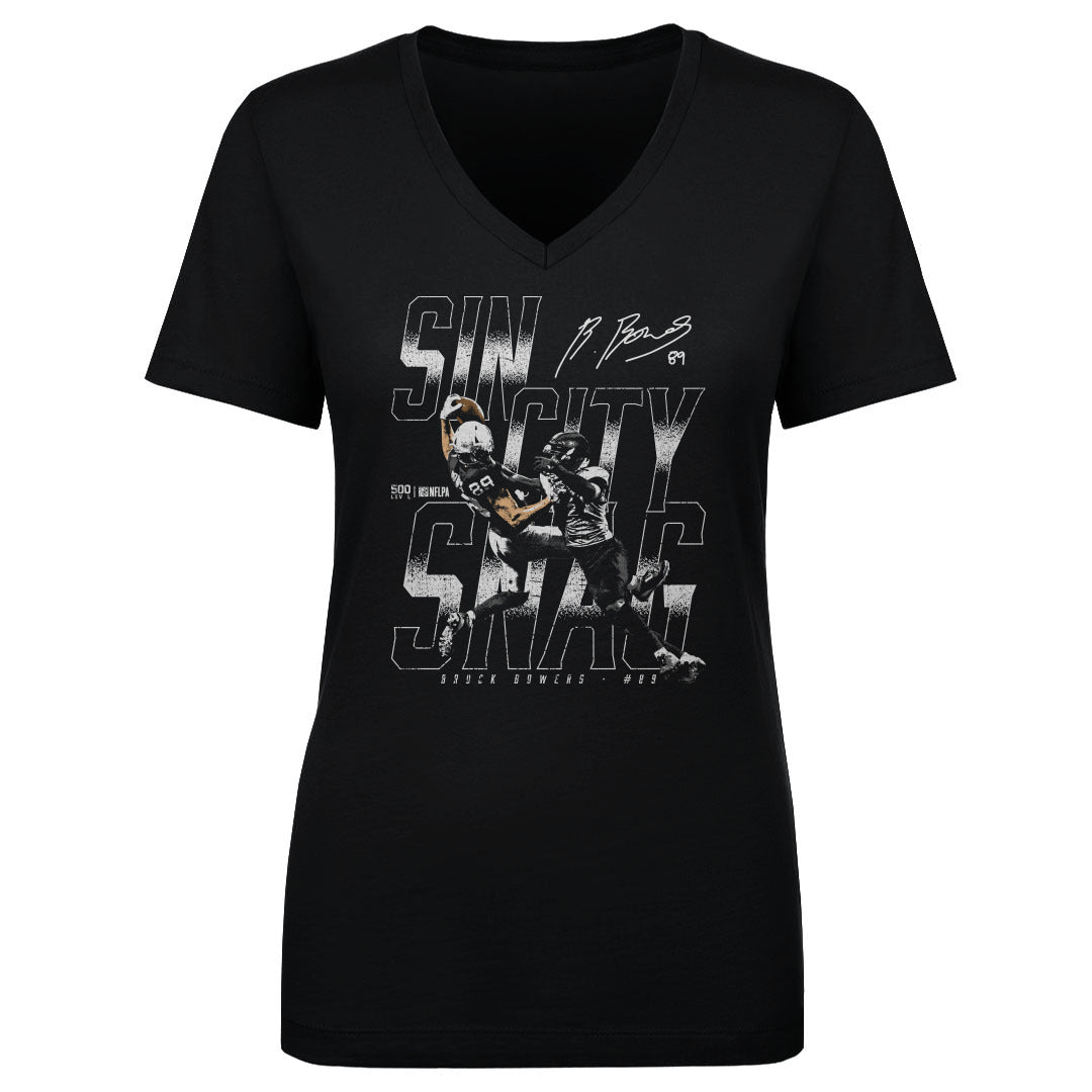 Brock Bowers Women's V-Neck T-Shirt | 500 LEVEL