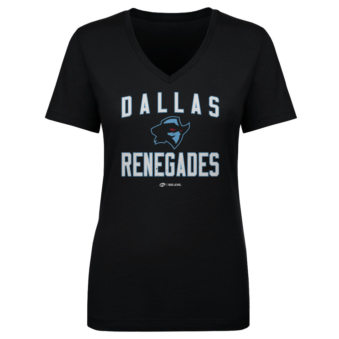 Dallas Renegades Women's V-Neck T-Shirt | 500 LEVEL
