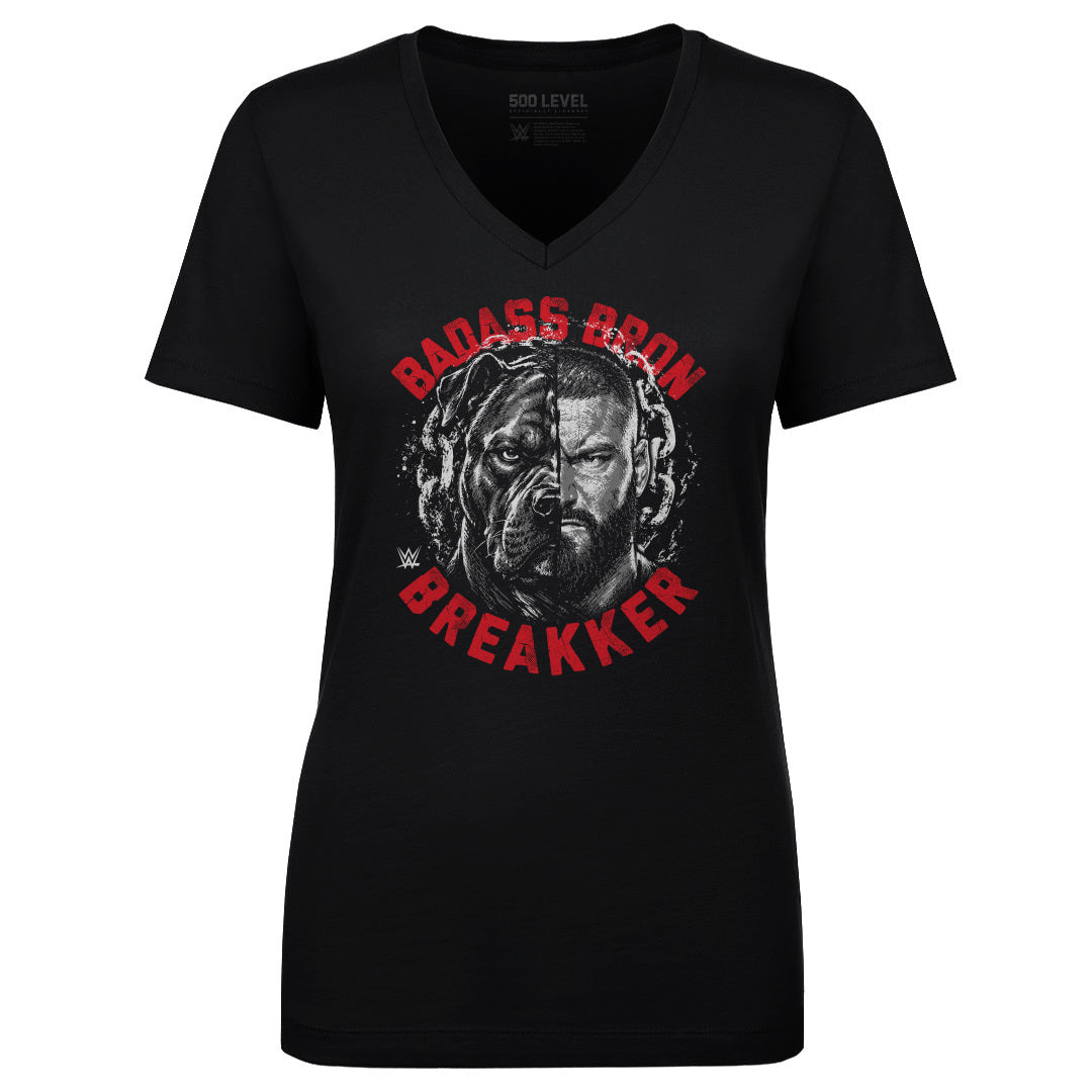 Bron Breakker Women's V-Neck T-Shirt | 500 LEVEL