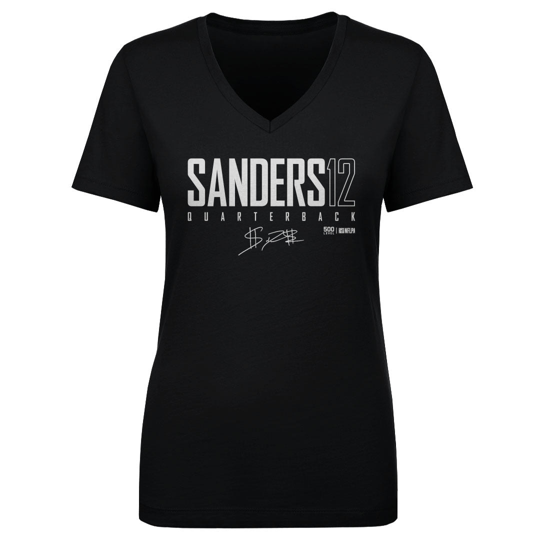 Shedeur Sanders Women's V-Neck T-Shirt | 500 LEVEL