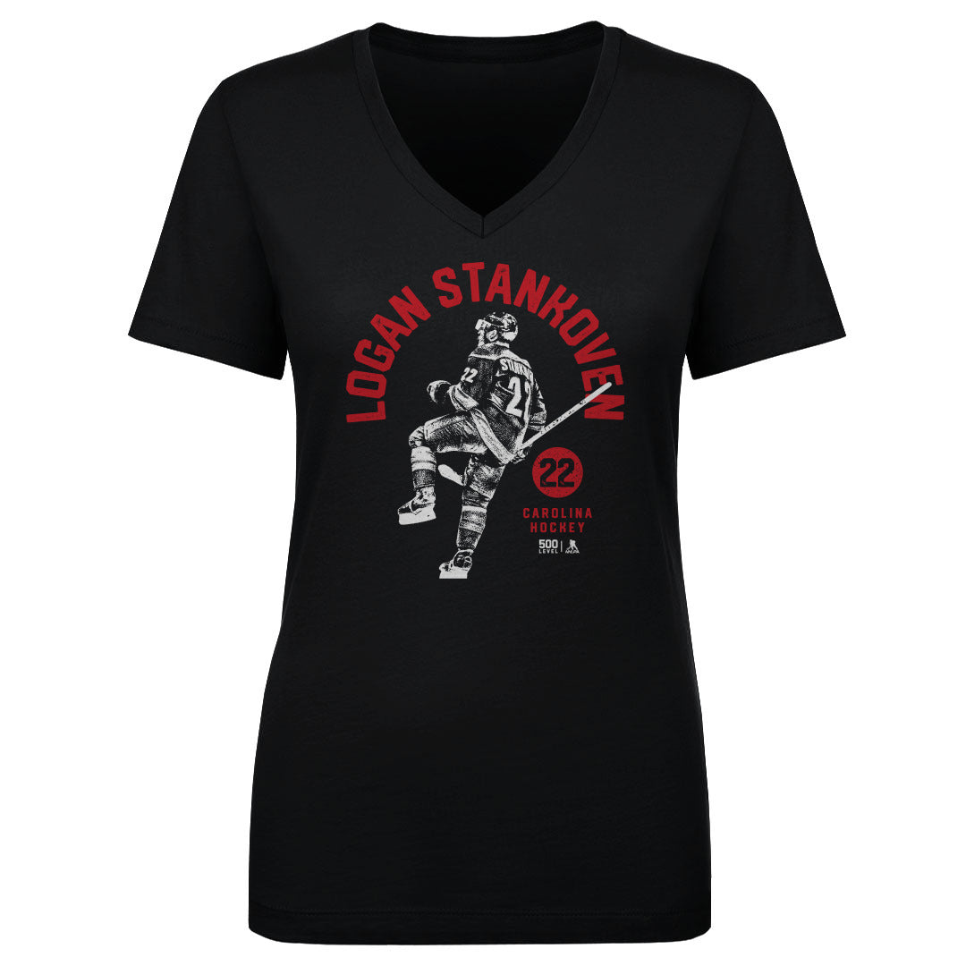 Logan Stankoven Women's V-Neck T-Shirt | 500 LEVEL