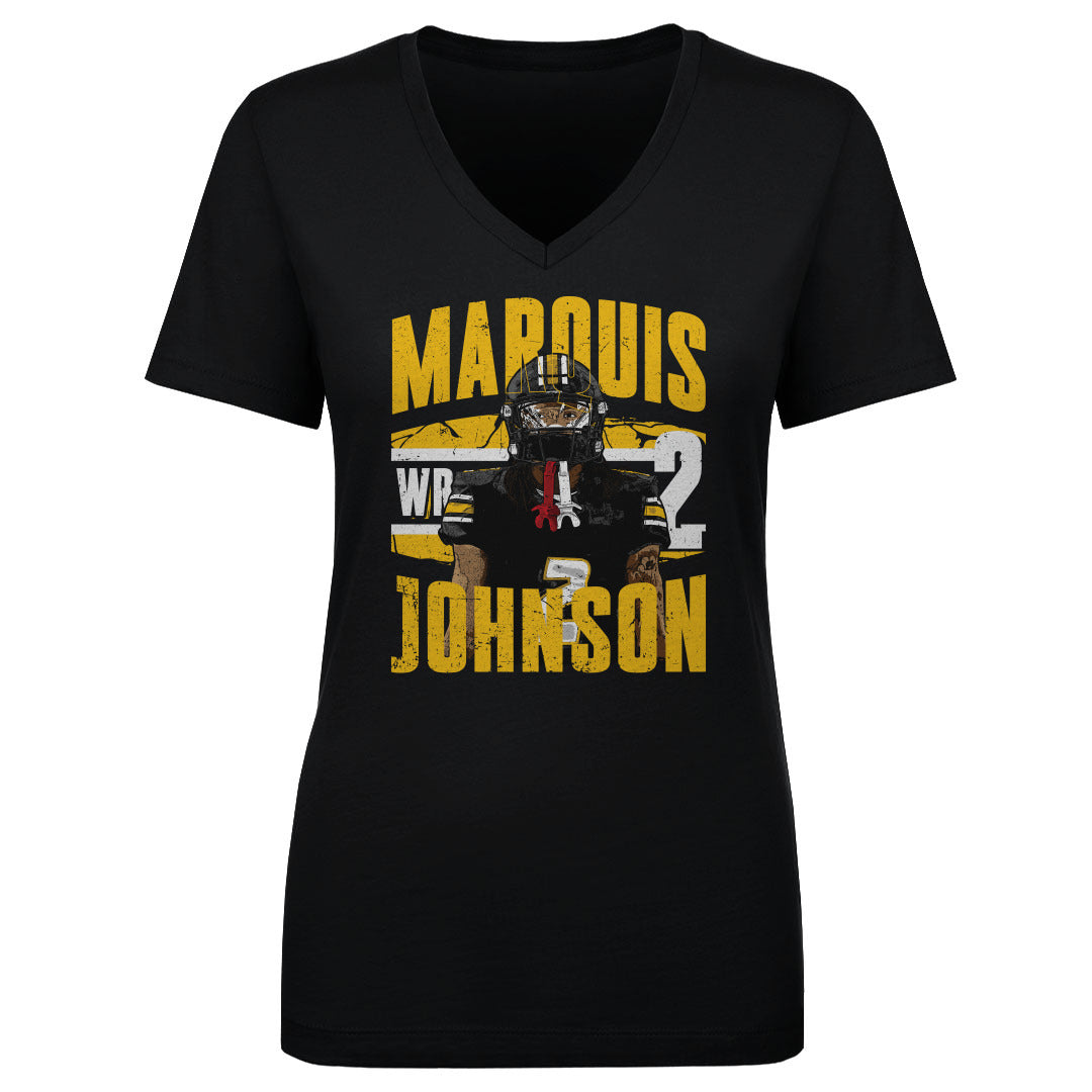 Marquis Johnson Women's V-Neck T-Shirt | 500 LEVEL