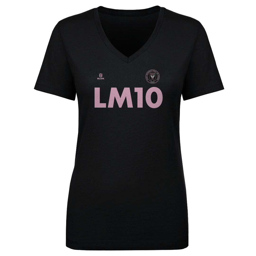 Lionel Messi Women's V-Neck T-Shirt | 500 LEVEL