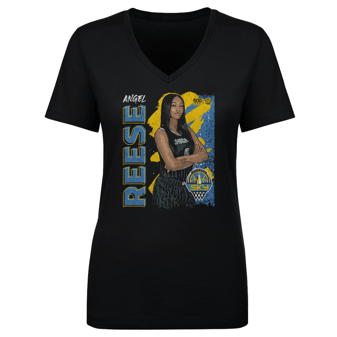 Angel Reese Women's V-Neck T-Shirt | 500 LEVEL
