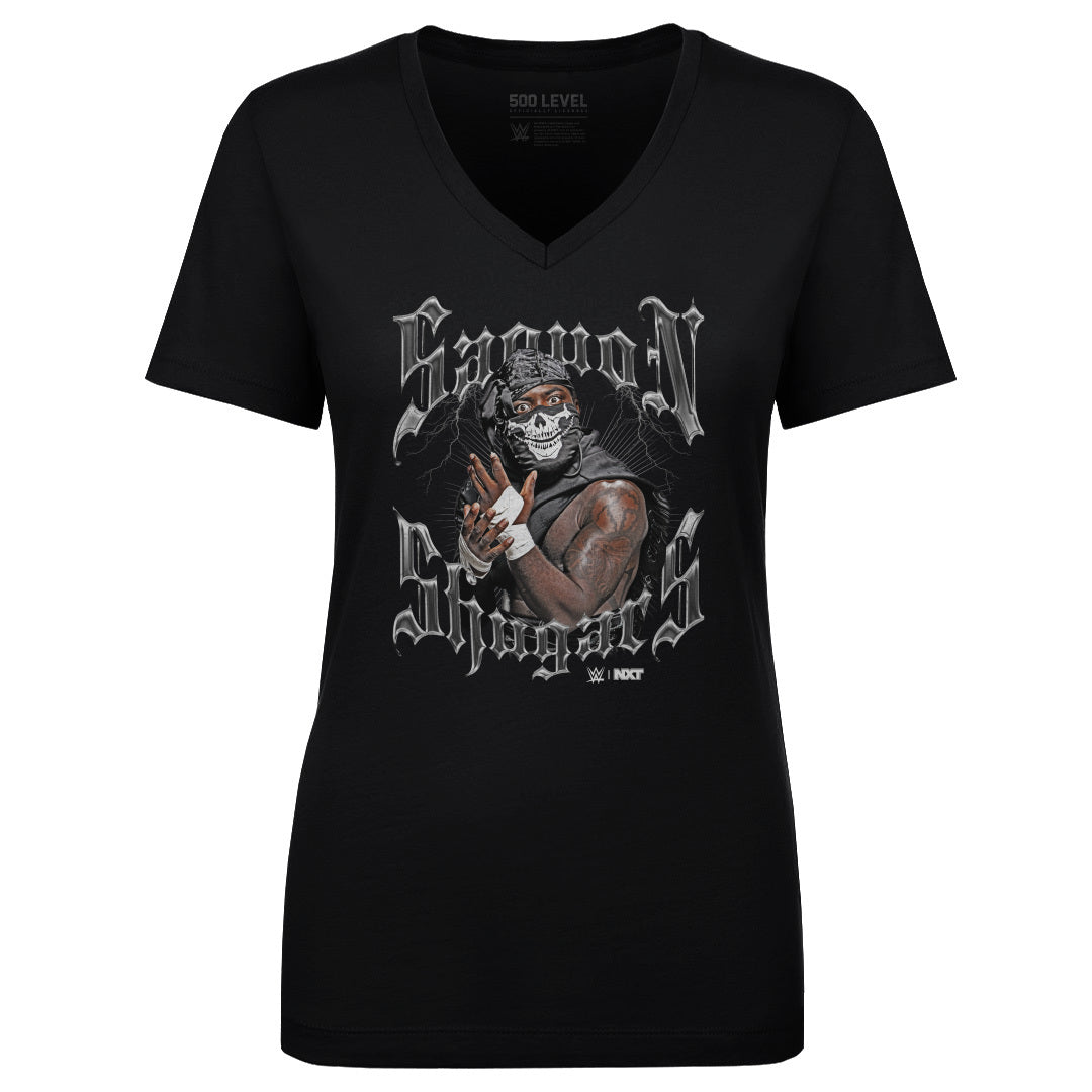 Saquon Shugars Women's V-Neck T-Shirt | 500 LEVEL