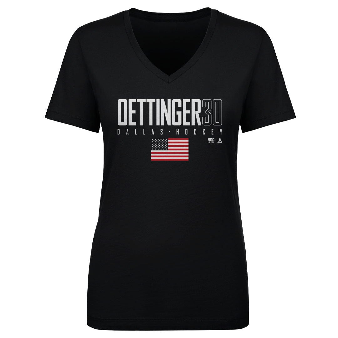 Jake Oettinger Women's V-Neck T-Shirt | 500 LEVEL