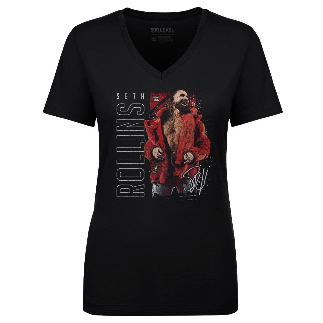 Seth Rollins Women's V-Neck T-Shirt | 500 LEVEL