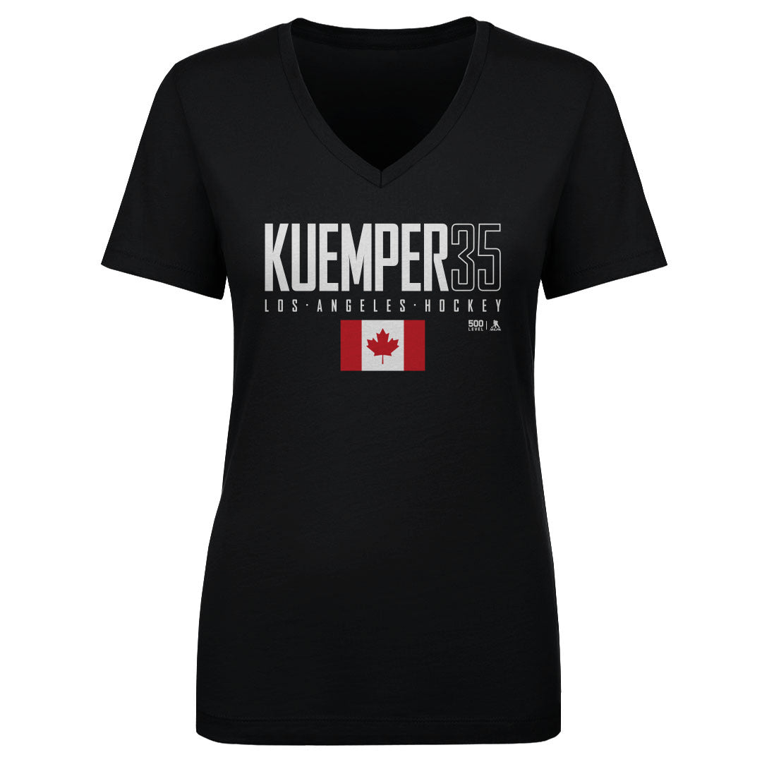 Darcy Kuemper Women's V-Neck T-Shirt | 500 LEVEL