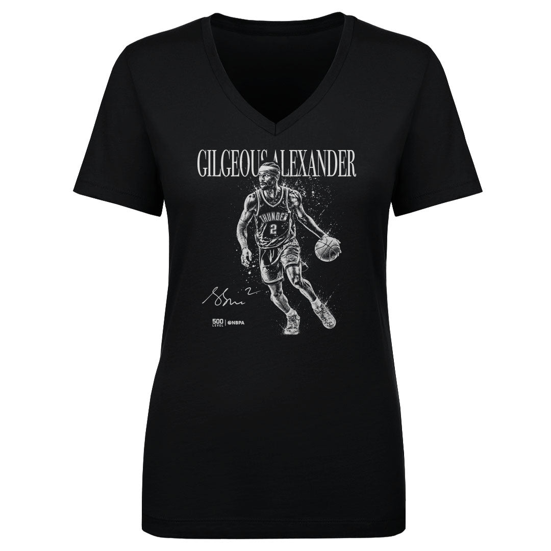 Shai Gilgeous-Alexander Women's V-Neck T-Shirt | 500 LEVEL