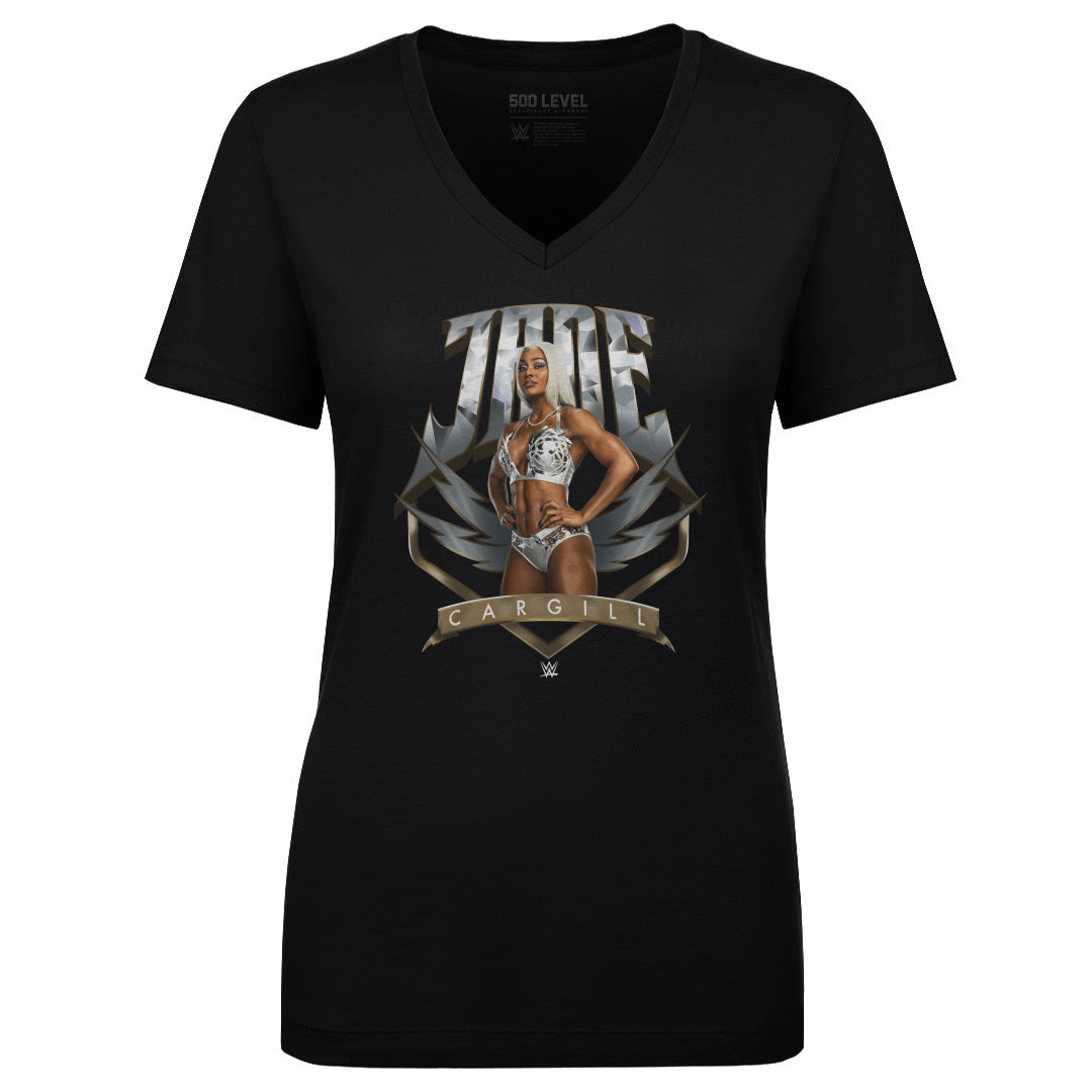 Jade Cargill Women's V-Neck T-Shirt | 500 LEVEL