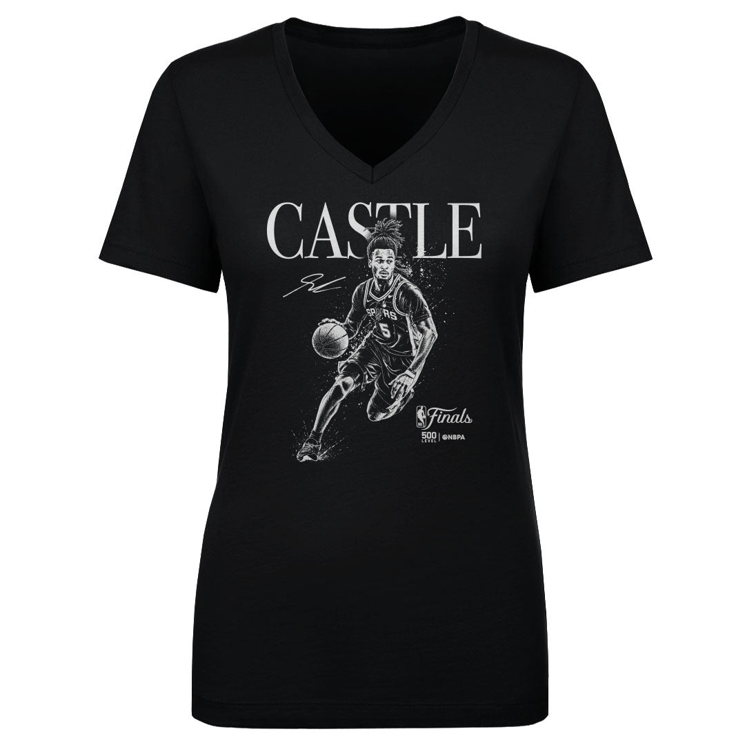 Stephon Castle Women's V-Neck T-Shirt | 500 LEVEL