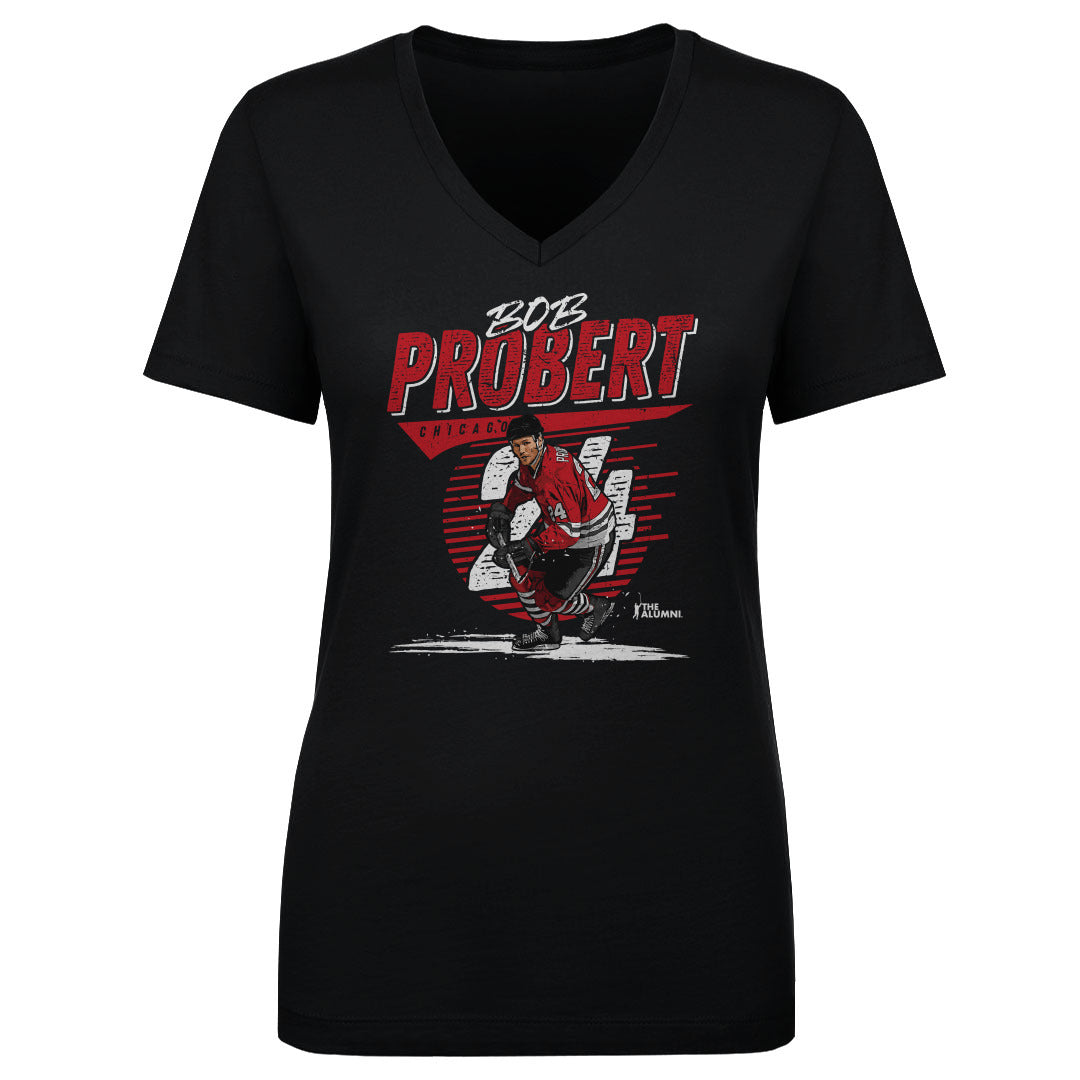 Bob Probert Women's V-Neck T-Shirt | 500 LEVEL