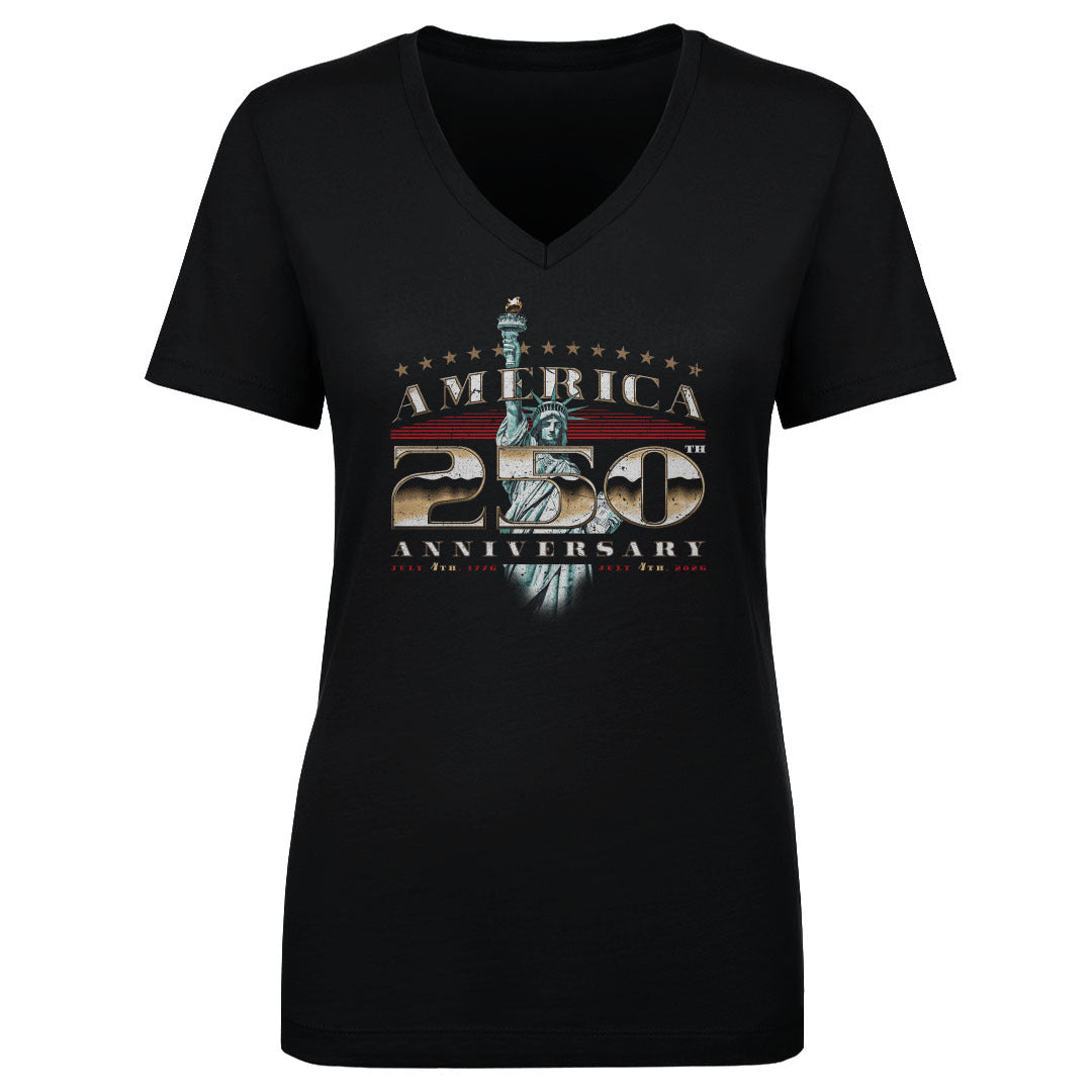 USA Women's V-Neck T-Shirt | 500 LEVEL
